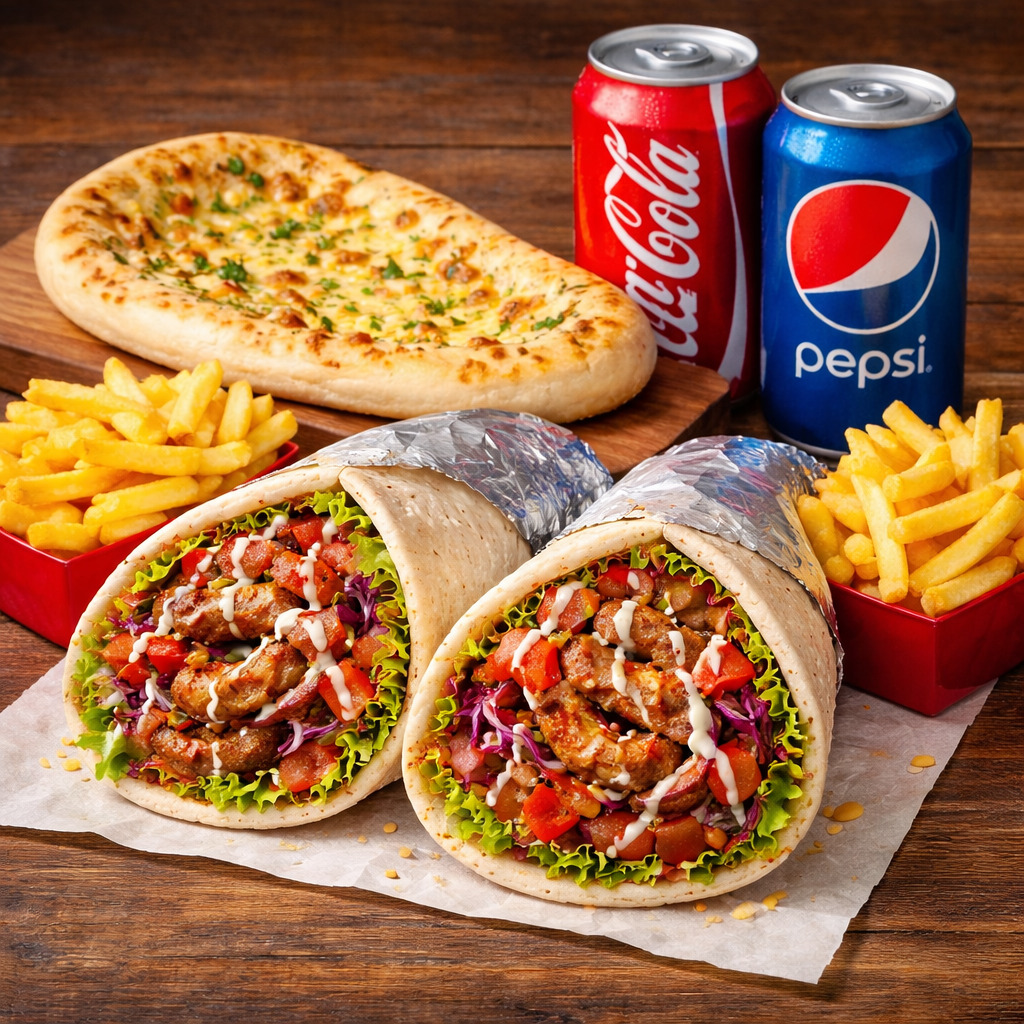 Kebab Meal For 2